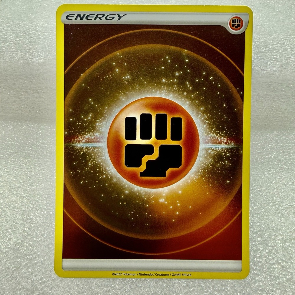 Fighting Energy Crown Zenith Holo Pokémon TCG Mint Unplayed